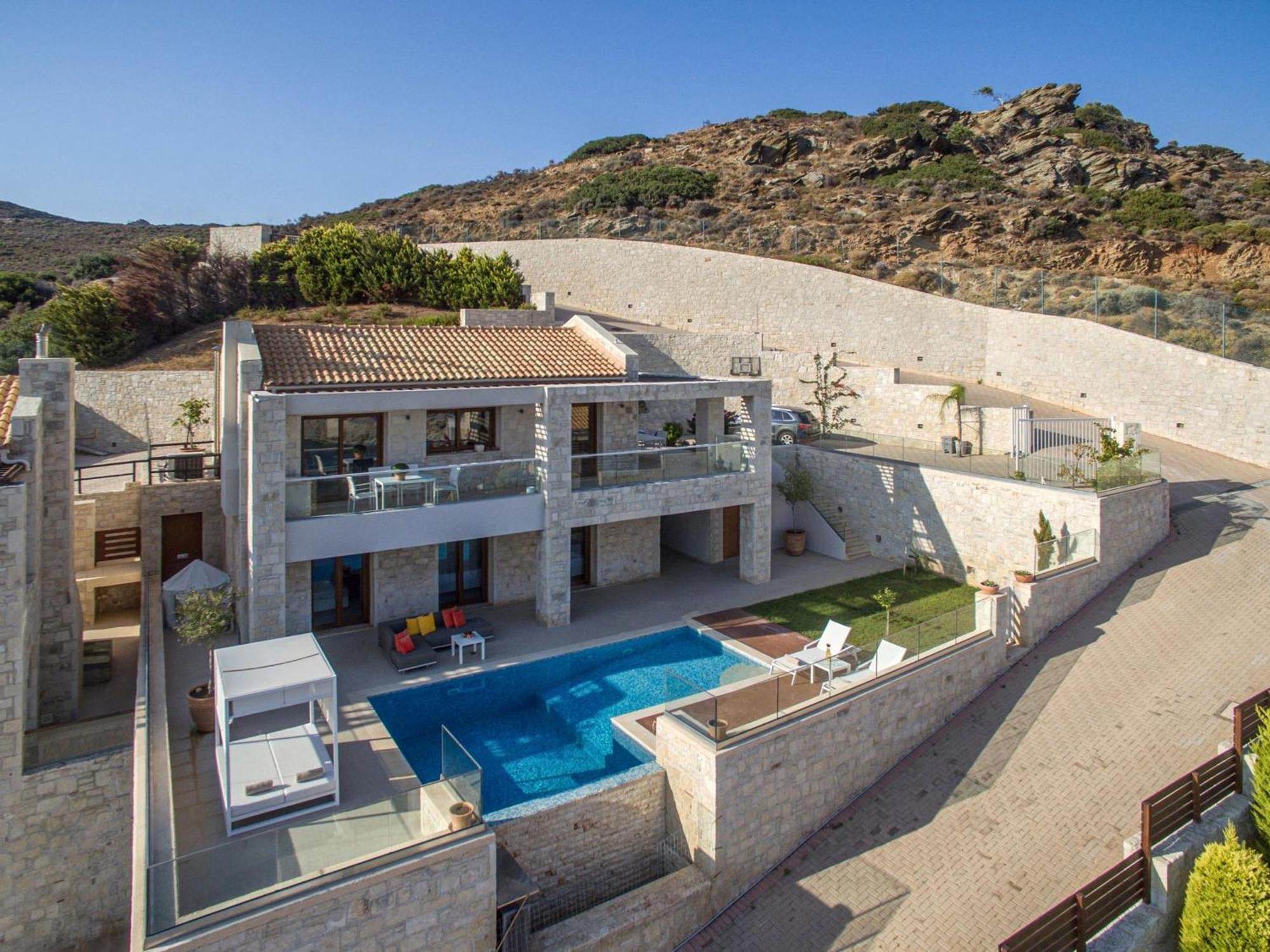 Omega House In Crete Villa Ligaria  Eksteriør bilde