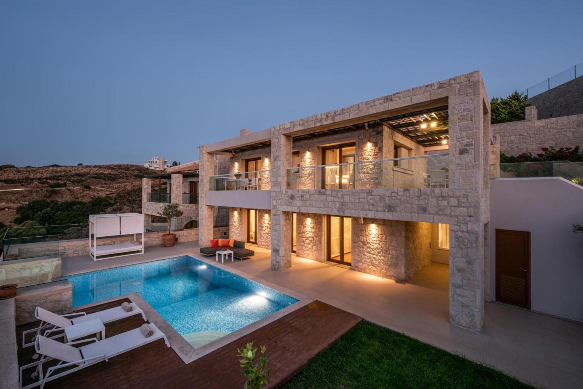 Omega House In Crete Villa Ligaria  Eksteriør bilde