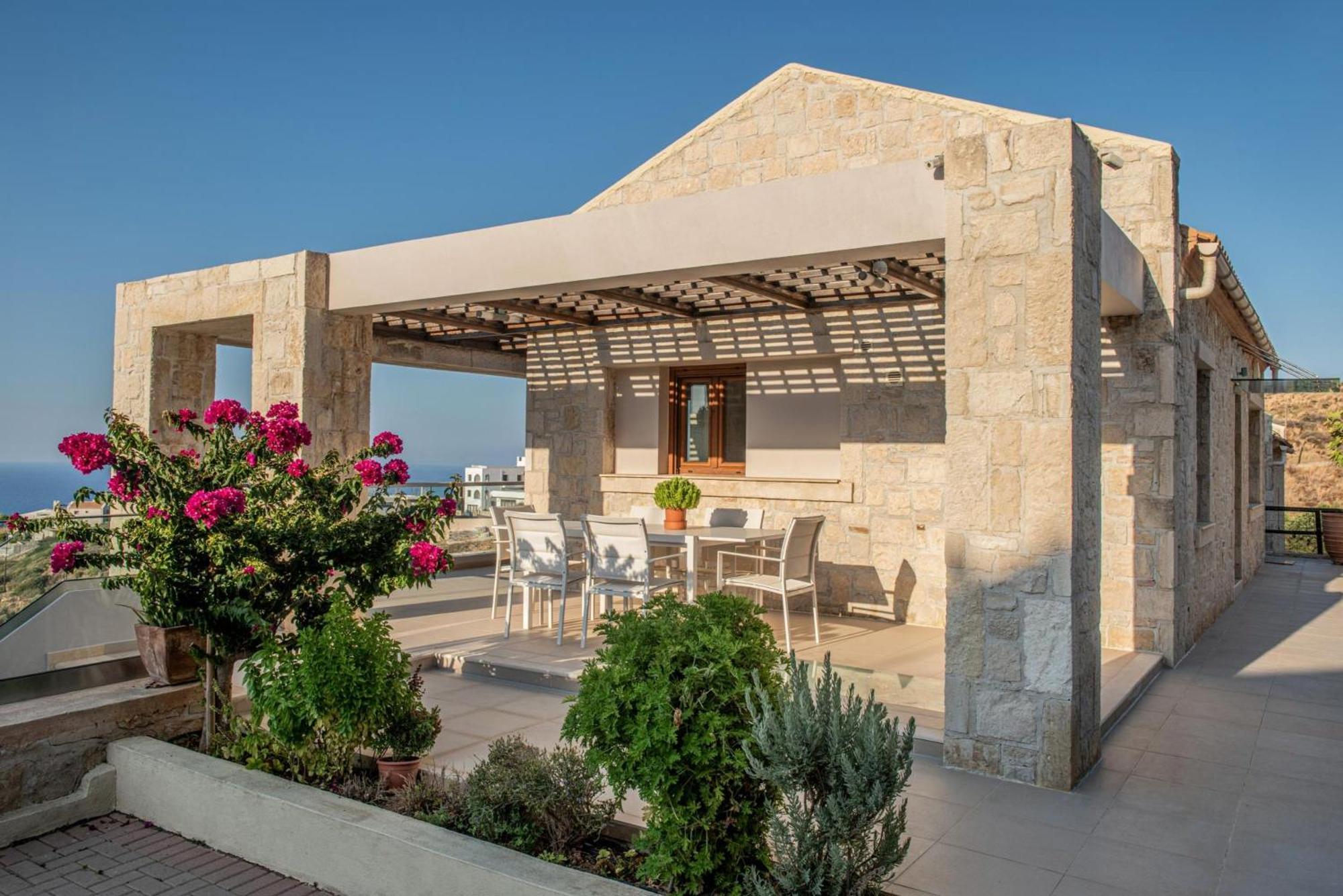 Omega House In Crete Villa Ligaria  Eksteriør bilde