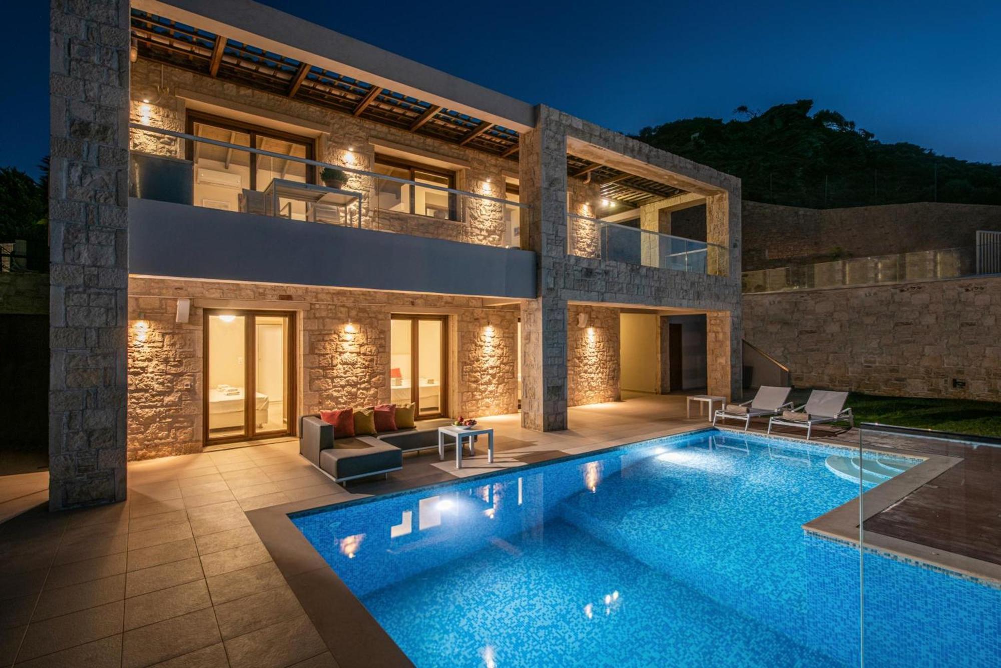 Omega House In Crete Villa Ligaria  Eksteriør bilde