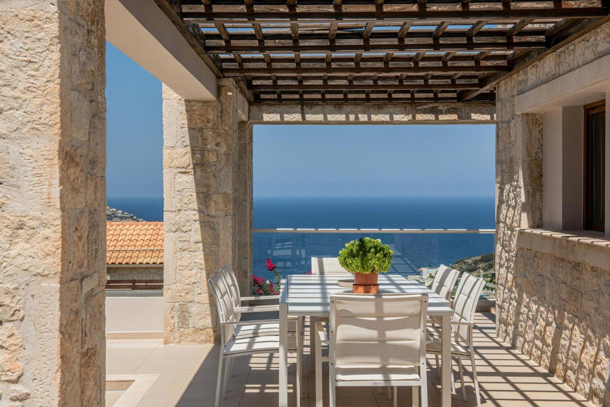 Omega House In Crete Villa Ligaria  Eksteriør bilde